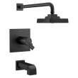 T17T467-BL Ara TempAssure 17T Series Tub and Shower Trim, Matte Black