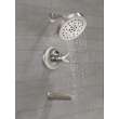T17T471-SS-PR Galeon 17T S Tub Shower Trim with UltraSoak, Lumicoat Stainless