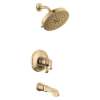 T17T489-CZ-PR Tetra 17T Series Tub Shower Trim, Lumicoat Champagne Bronze