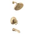 T17T489-CZ-PR Tetra 17T Series Tub Shower Trim, Lumicoat Champagne Bronze