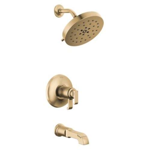 T17T489-CZ-PR Tetra 17T Series Tub Shower Trim, Lumicoat Champagne Bronze