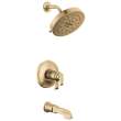 T17T489-CZ-PR Tetra 17T Series Tub Shower Trim, Lumicoat Champagne Bronze