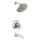 T17T489-SS-PR Tetra 17T Series Tub Shower Trim, Lumicoat Stainless