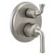T24833-SS Kayra Two-Handle Monitor 14 Series Valve Trim with 3-Setting Integrated Diverter, Stainless