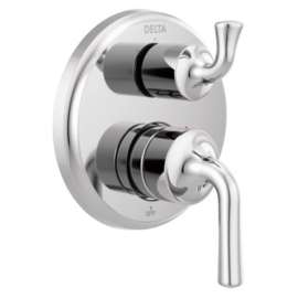 T24833 Kayra Two-Handle Monitor 14 Series Valve Trim with 3-Setting Integrated Diverter