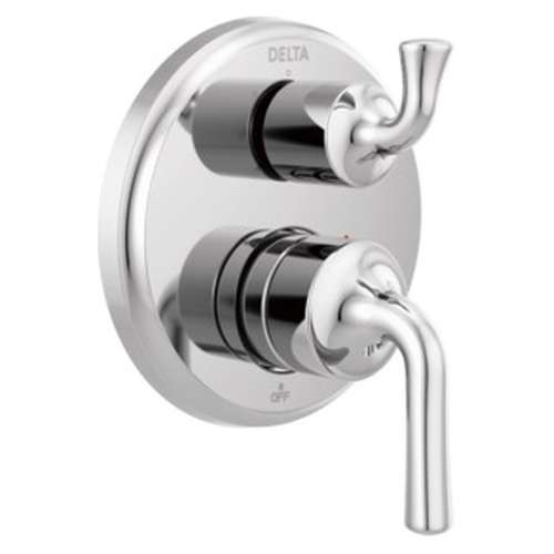 T24833 Kayra Two-Handle Monitor 14 Series Valve Trim with 3-Setting Integrated Diverter, Chrome