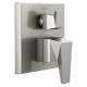 T24843-SS-PR Trillian Two-Handle Monitor 14 Series Valve Trim with 3-Setting Diverter, Lumicoat Stainless