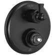 T24856-BLLHP Dorval Traditional 2-Handle Monitor 14 Series Valve Trim with 3 Setting Diverter, Matte Black