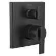 T24867-BL Ara Angular Modern Monitor 14 Series Valve Trim with 3-Setting Integrated Diverter