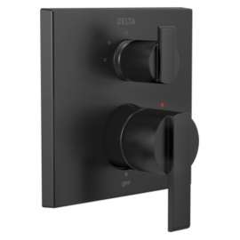 T24867-BL Ara Angular Modern Monitor 14 Series Valve Trim with 3-Setting Integrated Diverter