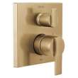 T24867-CZ Ara Angular Modern Monitor 14 Series Valve Trim with 3-Setting Integrated Diverter, Champagne Bronze