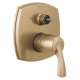 T24876-CZLHP Stryke 14 Series Integrated Diverter Trim with Three Function Diverter Less Diverter Handle, Champagne Bronze
