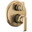 T24889-CZ-PR Tetra 14 Series Integrated Diverter Trim with 3-Setting, Lumicoat Champagne Bronze