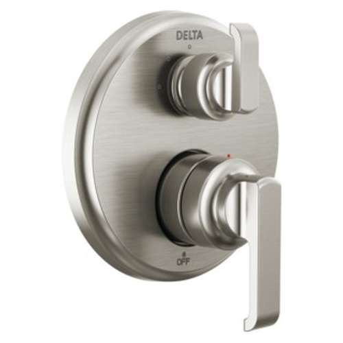 T24889-SS-PR Tetra 14 Series Integrated Diverter Trim with 3-Setting, Lumicoat Stainless