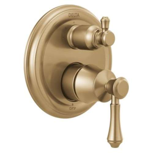 T24897-CZ Cassidy Traditional Monitor 14 Series Valve Trim with 3-Setting Integrated Diverter, Champagne Bronze