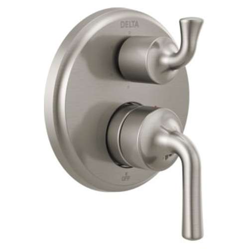 T24933-SS Kayra Two-Handle Monitor 14 Series Valve Trim with 6-Setting Integrated Diverter, Stainless