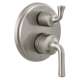 T24933-SS Kayra Two-Handle Monitor 14 Series Valve Trim with 6-Setting Integrated Diverter, Stainless