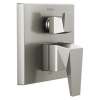 T24943-SS-PR Trillian Two-Handle Monitor 14 Series Valve Trim with 6-Setting Diverter, Lumicoat Stainless