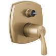 T24976-CZLHP Stryke 14 Series Integrated Diverter Trim with Six Function Diverter Less Diverter Handle, Champagne Bronze
