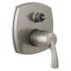 T24976-SSLHP Stryke 14 Series Integrated Diverter Trim with Six Function Diverter Less Diverter Handle, Stainless