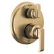 T24989-CZ-PR Tetra 14 Series Integrated Diverter Trim with 6-Setting, Lumicoat Champagne Bronze