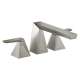 T2743-SS-PR Trillian Delta Trillian Two-Handle Roman Tub Trim, Lumicoat Stainless