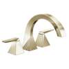 T2746-PN-PR Trillian Delta Trillian Two-Handle Roman Tub Trim, Lumicoat Polished Nickel