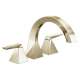 T2746-PN-PR Trillian Delta Trillian Two-Handle Roman Tub Trim, Lumicoat Polished Nickel