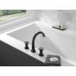 T2758-BL Trinsic Delta Trinsic Roman Tub Faucet Trim, Matte Black