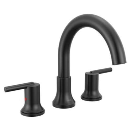 T2759-BL Trinsic Delta Trinsic Roman Tub Trim, Matte Black