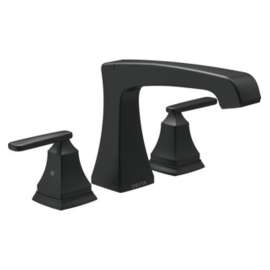 T2764-BL Ashlyn Delta Ashlyn Roman Tub Trim, Matte Black