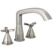T27766-SS Stryke Delta Stryke Three Hole Roman Tub Trim, Stainless