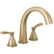 T2777-CZ Stryke Delta Stryke Three Hole Roman Tub Trim, Champagne Bronze