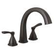 T2777-RB Stryke Delta Stryke Three Hole Roman Tub Trim, Venetian Bronze