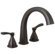 T2777-RB Stryke Delta Stryke Three Hole Roman Tub Trim, Venetian Bronze