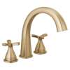 T27776-CZ Stryke Delta Stryke Three Hole Roman Tub Trim, Champagne Bronze