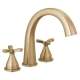 T27776-CZ Stryke Delta Stryke Three Hole Roman Tub Trim, Champagne Bronze