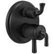 T27833-BL Kayra 2-Handle Monitor 17 Series Valve Trim with 3- or 6- Setting Diverter, Matte Black