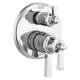 T27856 Dorval Traditional 2-Handle Monitor 17 Series Valve Trim with 3 Setting Diverter, Chrome