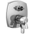 T27876-LHP Stryke 17 Series Integrated Diverter Trim with Three Function Diverter Less Diverter Handle, Chrome