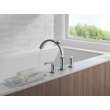 T2788-PR-LHP Tetra Delta Tetra Roman Tub Trim, Lumicoat Chrome