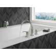 T2788-SS-PR-LHP Tetra Delta Tetra Roman Tub Trim, Lumicoat Stainless