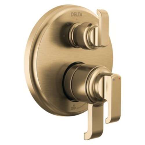 T27889-CZ-PR Tetra 17 Series Integrated Diverter Trim with 3-Setting, Lumicoat Champagne Bronze