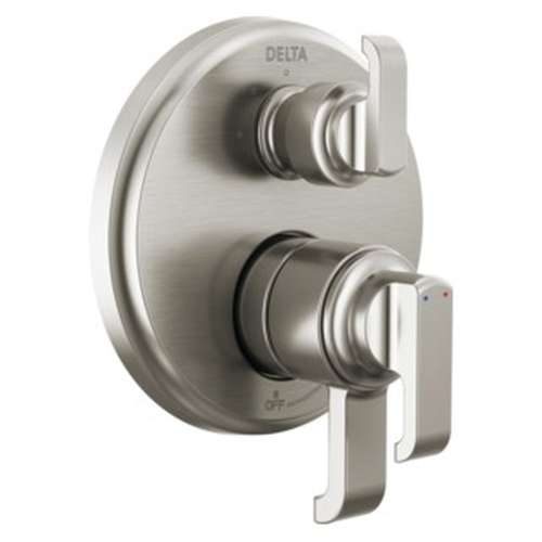 T27889-SS-PR Tetra 17 Series Integrated Diverter Trim with 3-Setting, Lumicoat Stainless