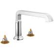 T2789-PR-LHP Tetra Delta Tetra Roman Tub Trim, Lumicoat Chrome