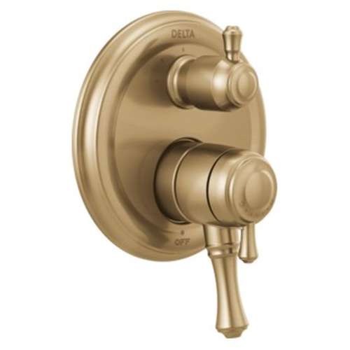 T27897-CZ Cassidy Traditional Monitor 17 Series Valve Trim with 3-Setting Integrated Diverter, Champagne Bronze