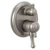 T27897-SS Cassidy Traditional 2-Handle Monitor 17 Series Valve Trim with 3-Setting Integrated Diverter, Stainless