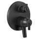 T27959-BL Trinsic Contemporary Monitor 17 Series Valve Trim with 6-Setting Integrated Diverter, Matte Black