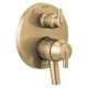 T27959-CZ Trinsic Contemporary Monitor 17 Series Valve Trim with 6-Setting Integrated Diverter, Champagne Bronze