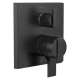 T27967-BL Ara Angular Modern Monitor 17 Series Valve Trim with 6-Setting Integrated Diverter, Matte Black